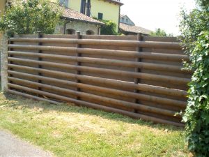staccionata in perline stondate